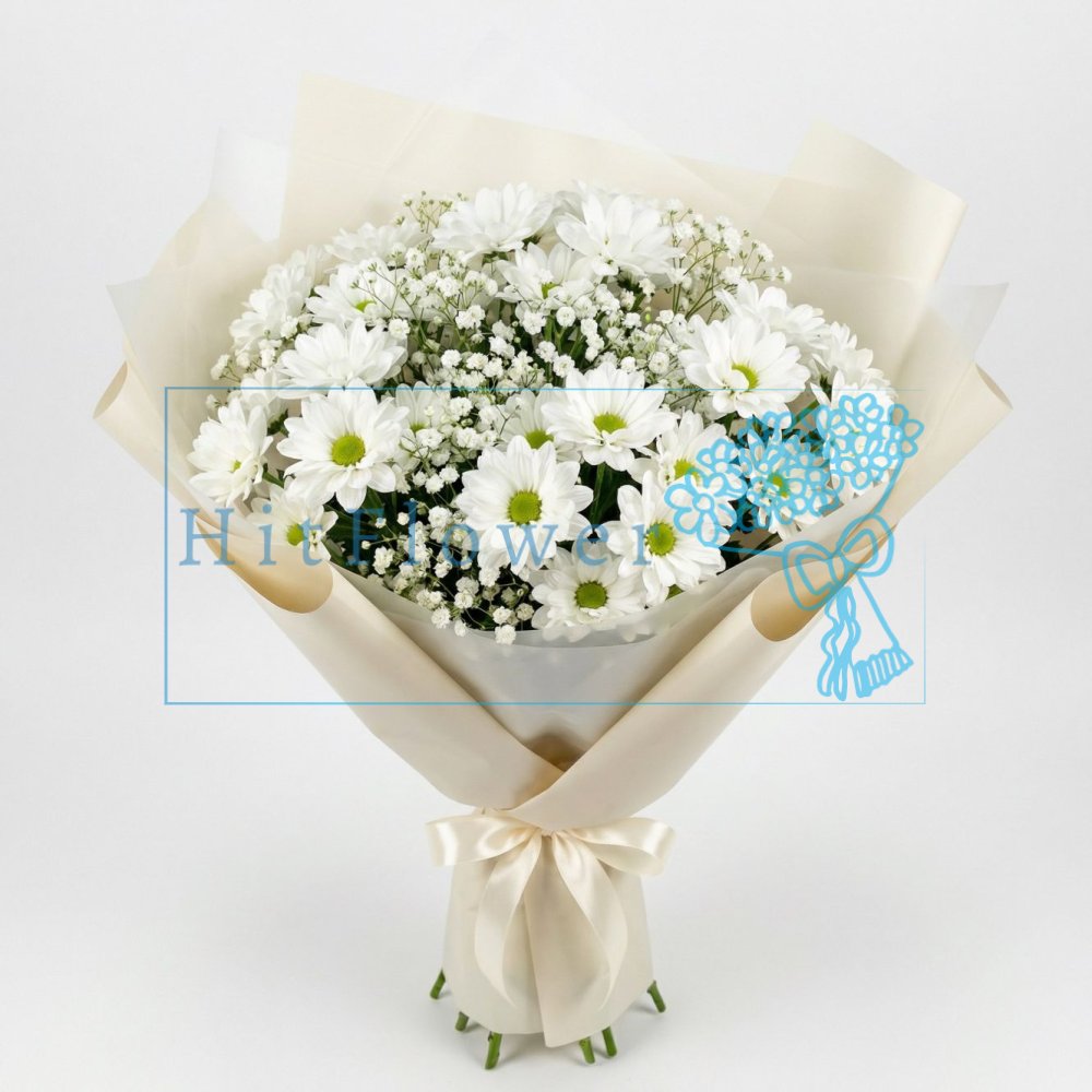 Букет цветов из: Хризантемы